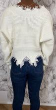 Load image into Gallery viewer, Cream Cropped Sweater
